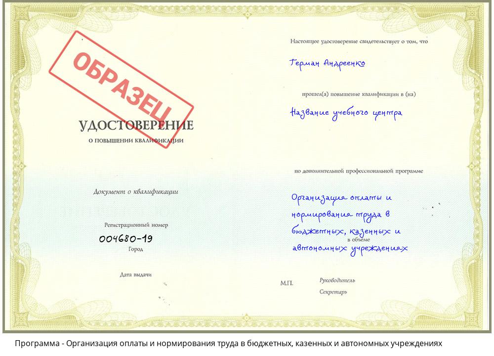 Организация оплаты и нормирования труда в бюджетных, казенных и автономных учреждениях Архангельск