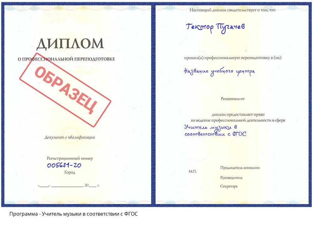 Учитель музыки в соответствии с ФГОС Архангельск
