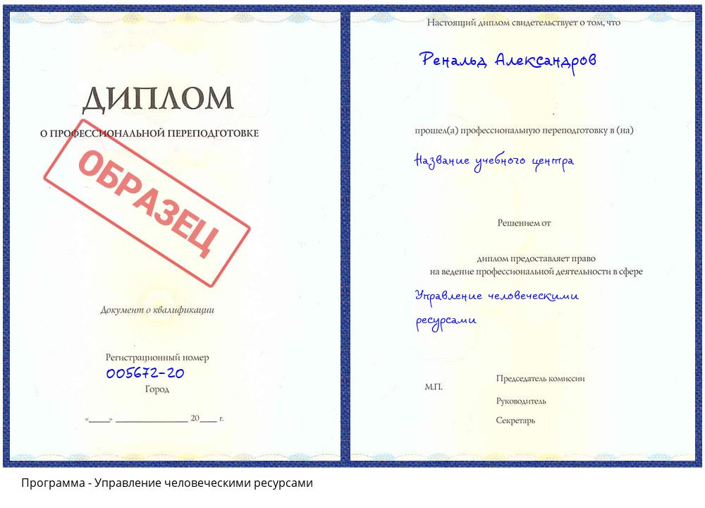 Управление человеческими ресурсами Архангельск