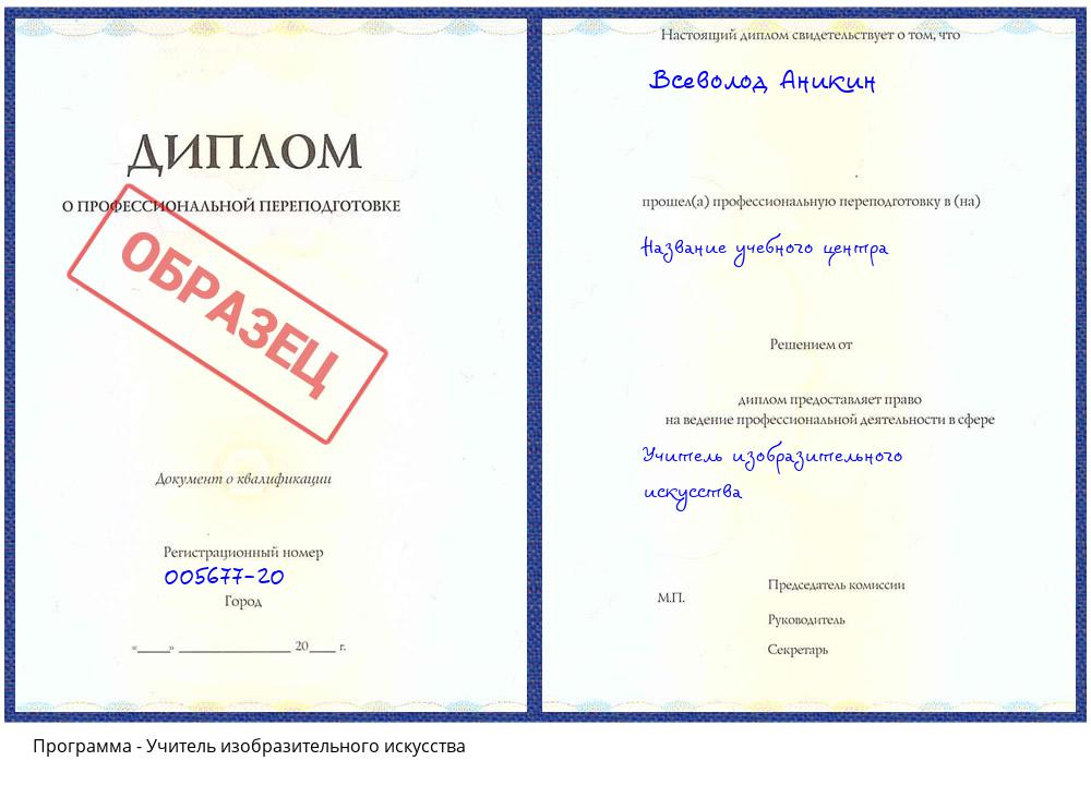 Учитель изобразительного искусства Архангельск